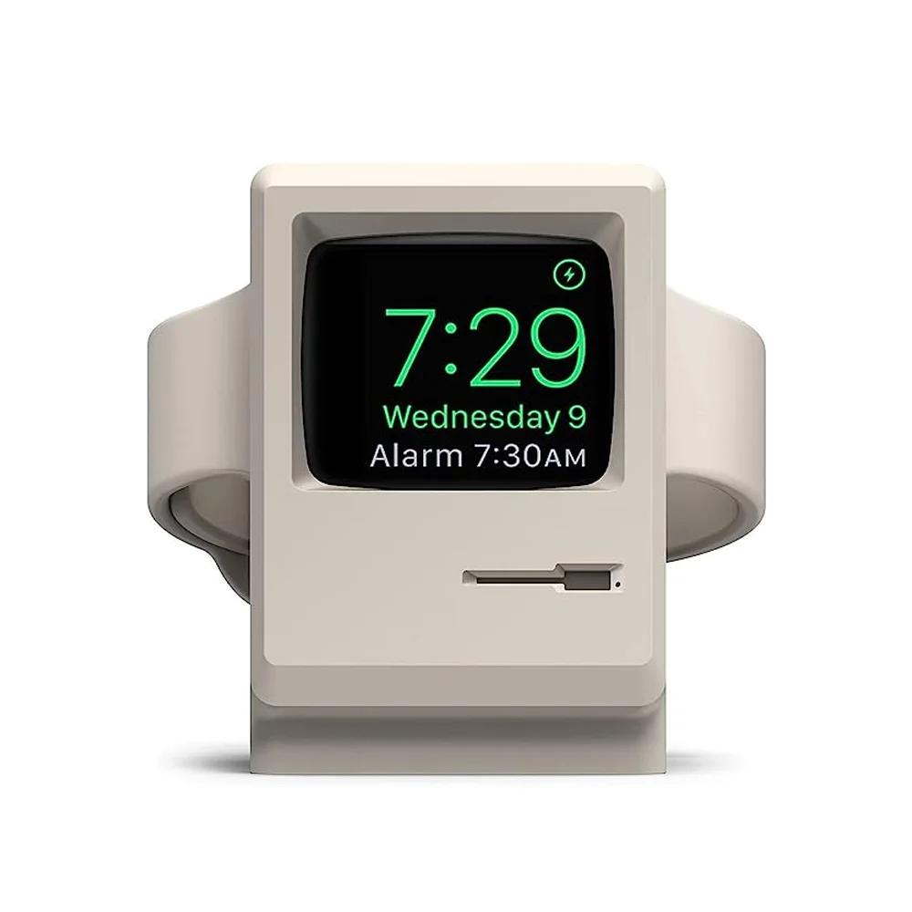 Watch Charging Dock - Silicone Charger Stand For Apple Watch