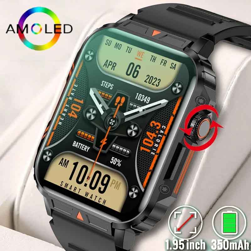 Smartwatch Face - 1.91 Outdoor Military Smart Watch Men