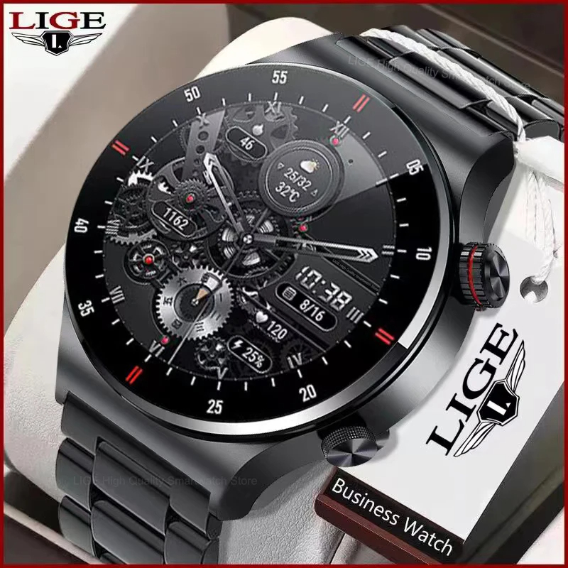 Smartwatch Instagram - LIGE ECG+PPG Bluetooth Call Smart Watch