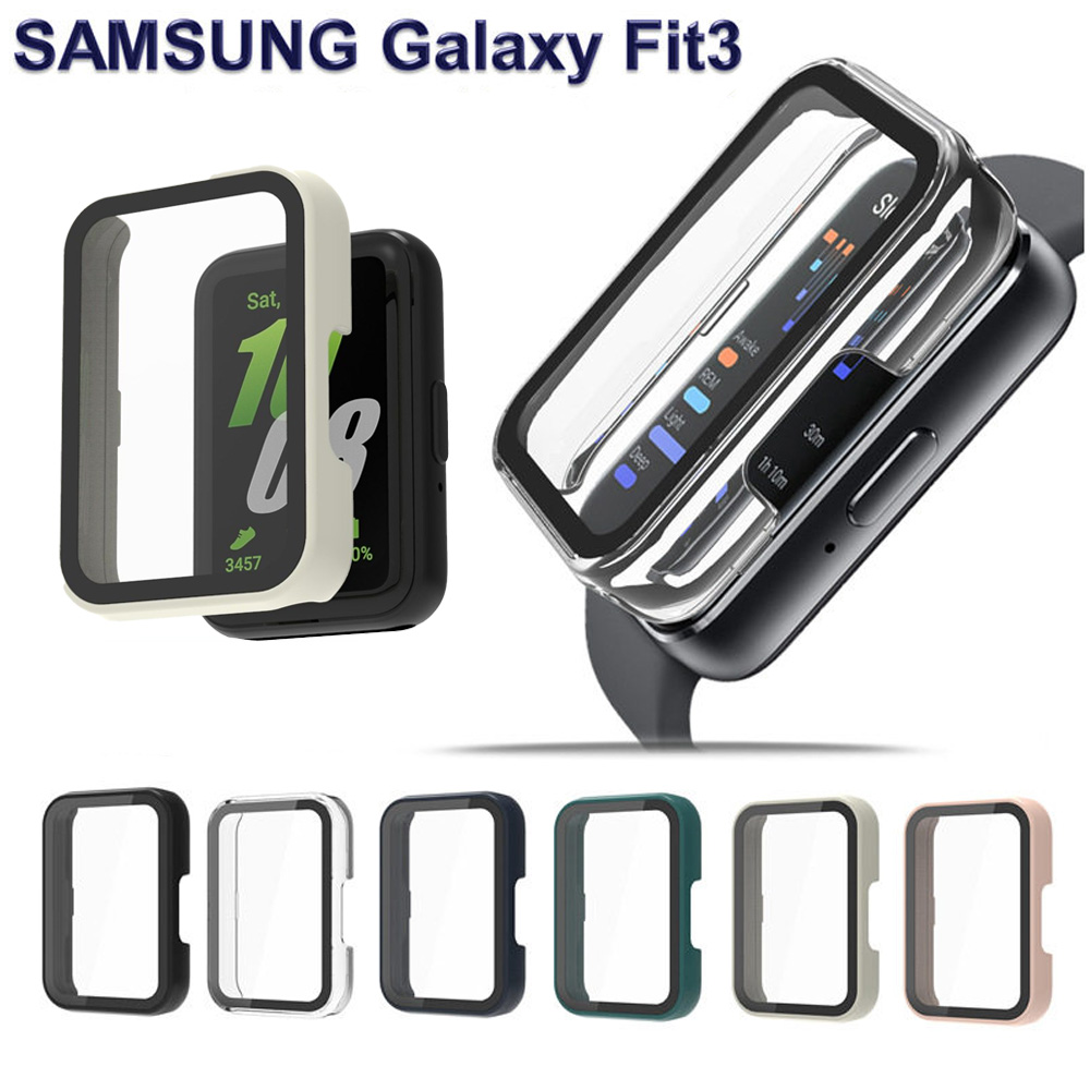 Watch Case Bumper - Glass+Case for Samsung Galaxy Fit 3