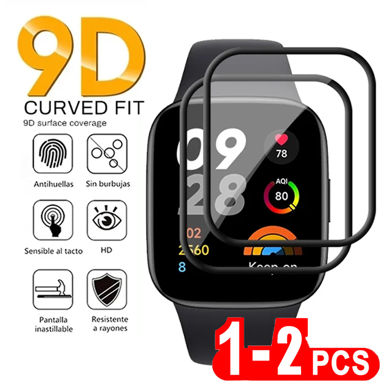 Xiaomi Smartwatch Accessories - 2 Pcs Tempered Glass for Redmi