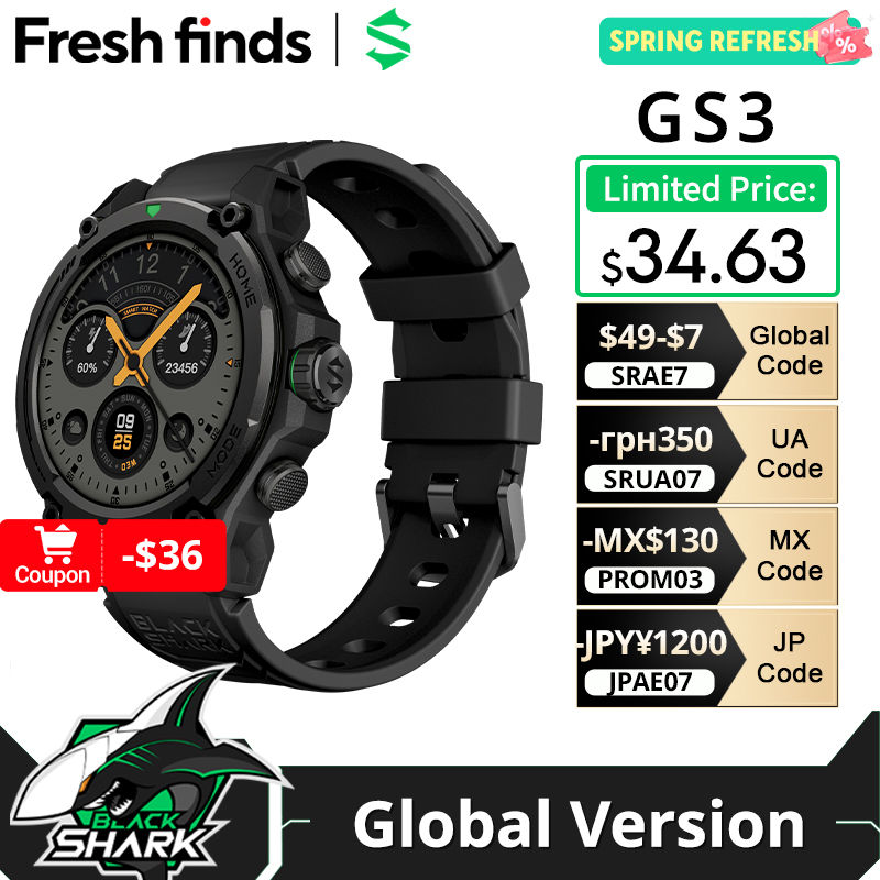 Smartwatch Face - [World Premiere]Blackshark GS3 Smart Watch Global