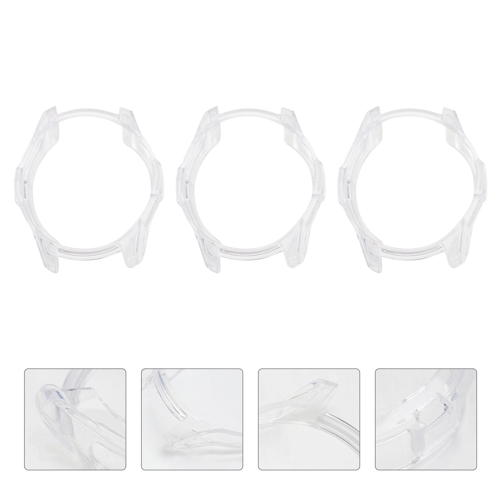 Watch Case Bumper - 3Pcs Watch Protective Cases Transparent Frame