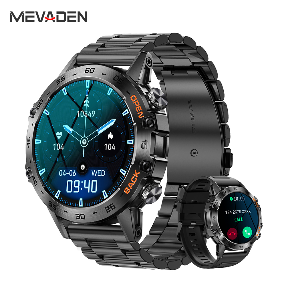 Smartwatch Face - MEVADEN Steel 1.39 inch Men Luxury