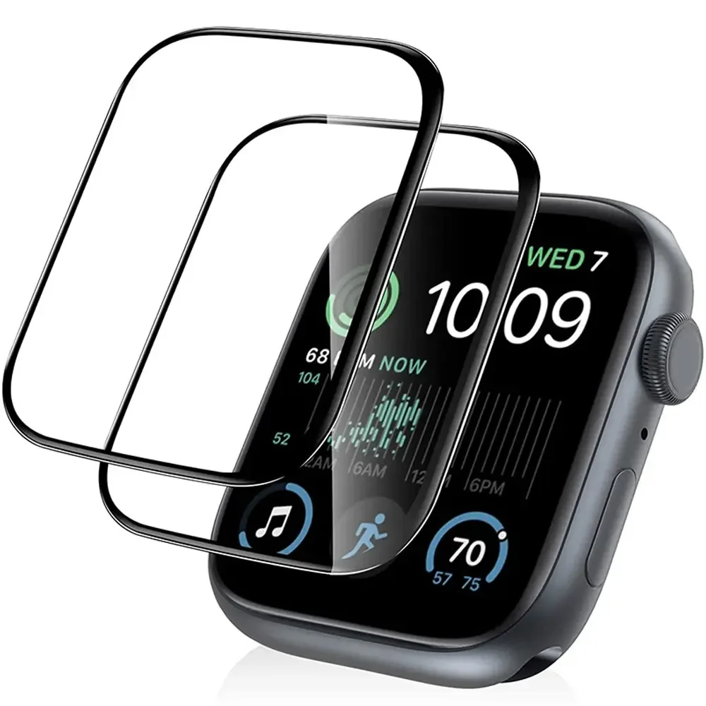 Apple Smartwatch Accessories - Full Curved Screen Protector For Apple