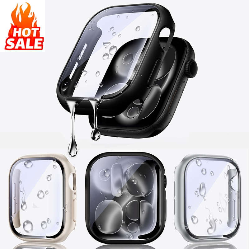 Smartwatch Band Accessories - Tempered Glass+Cover For Apple watch S11