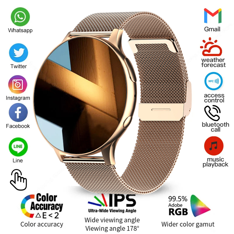 Smartwatch Instagram - 2026 Women Bluetooth Call SmartWatch Heart