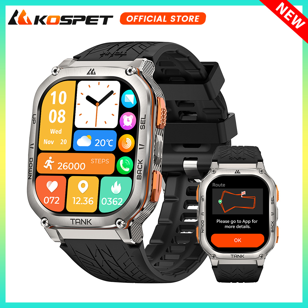 Smartwatch X2 - KOSPET TANK M3 Ultra GPS Smart
