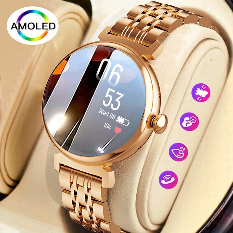 Smartwatch Face - 1.04 inch AMOLED Screen Fashion Ladies