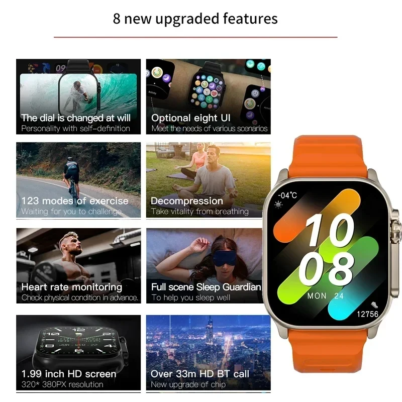 New Watch T10 Ultra Smart Watc - огляд і ціна Smartwatch Nexus