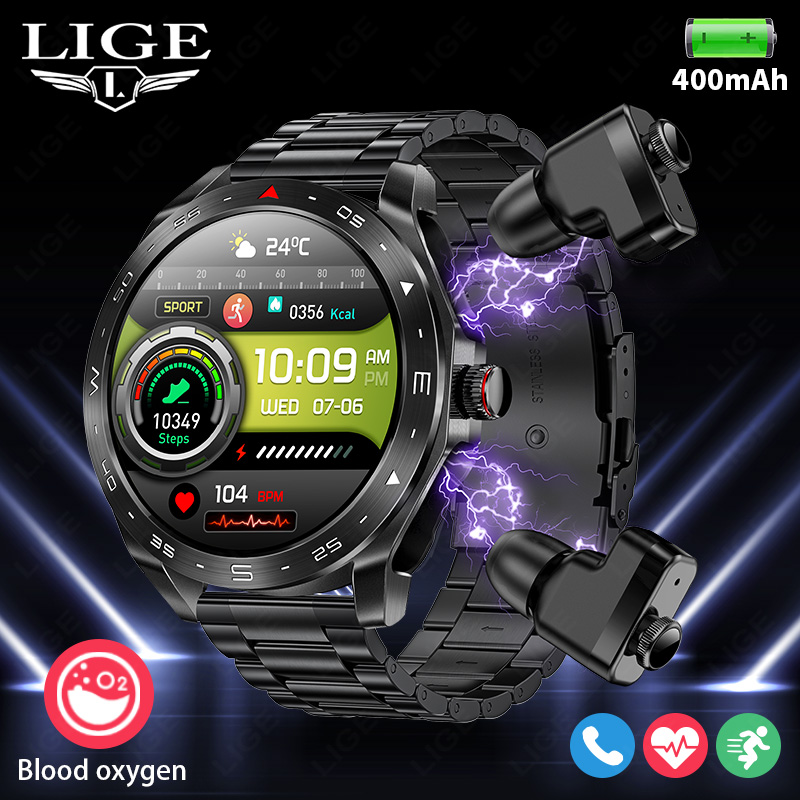 LIGE Smartwatch With Earbuds B - огляд і ціна Smartwatch Headset