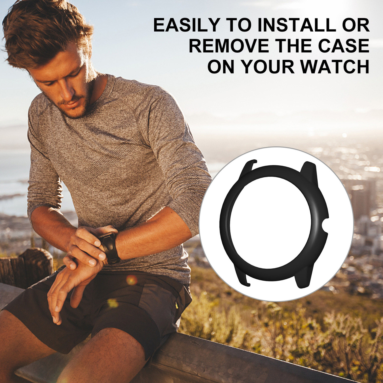 1Pcs Metal Color Watch Shell C - огляд і ціна Smartwatch Case