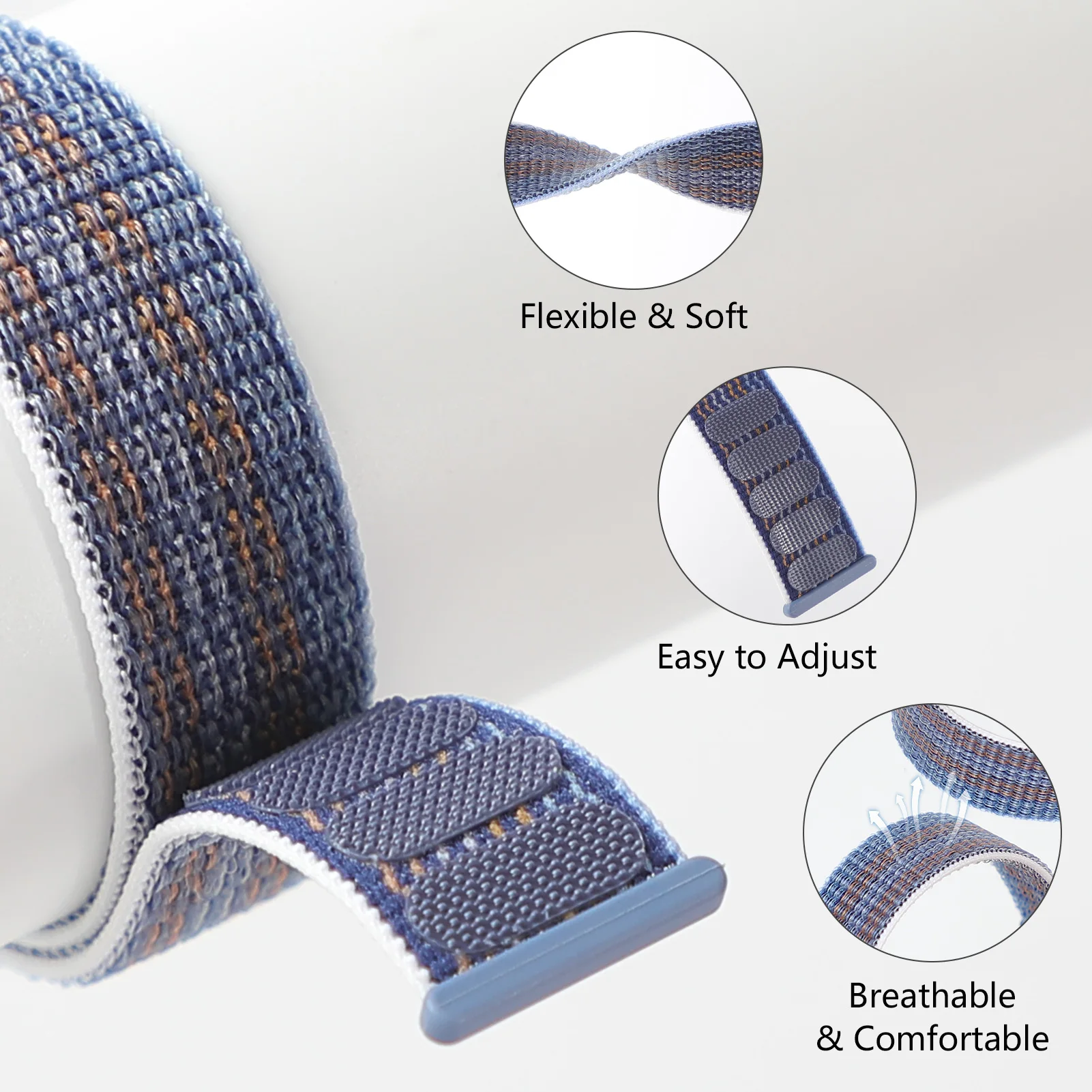 20mm 22mm Sport Nylon Loop Str - огляд і ціна Smartwatch X2