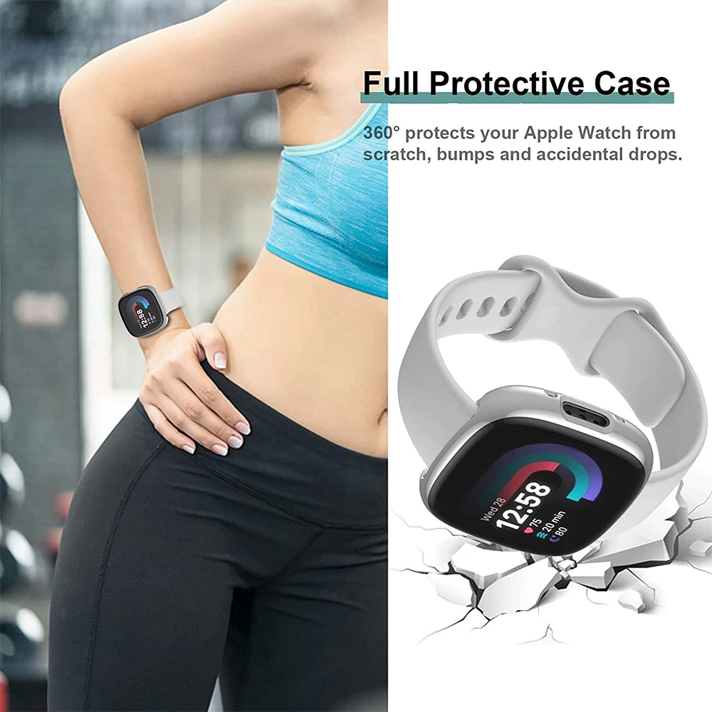 Screen Protector For Fitbit Ve - огляд і ціна Watch Case Bumper