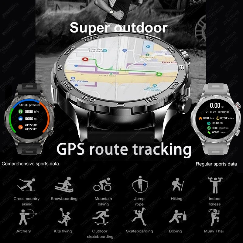 New GPS Track Smart Watch Men  - огляд і ціна Smartwatch Face