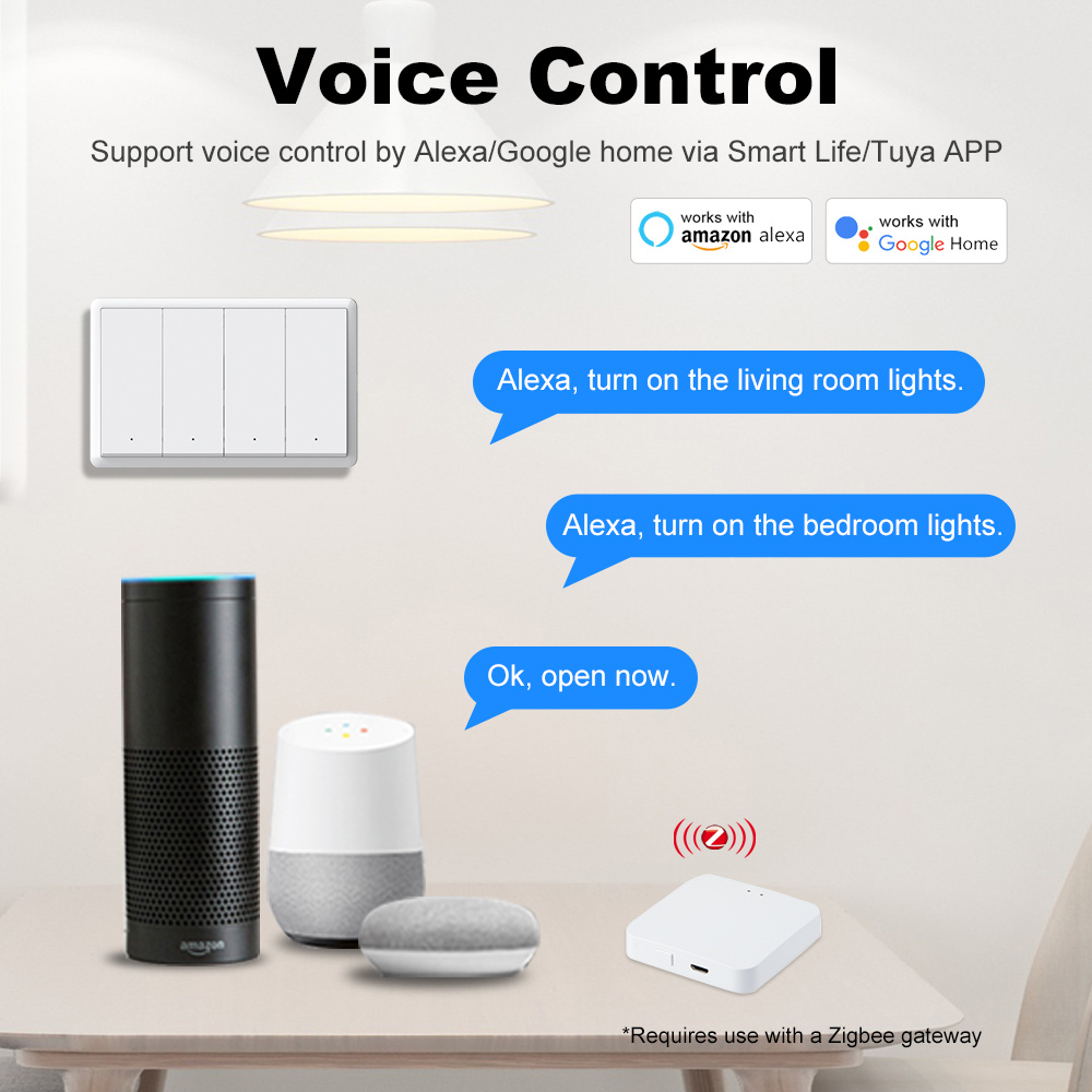 Manhot Smart zigbee Switch No  - огляд і ціна Smart Accessories