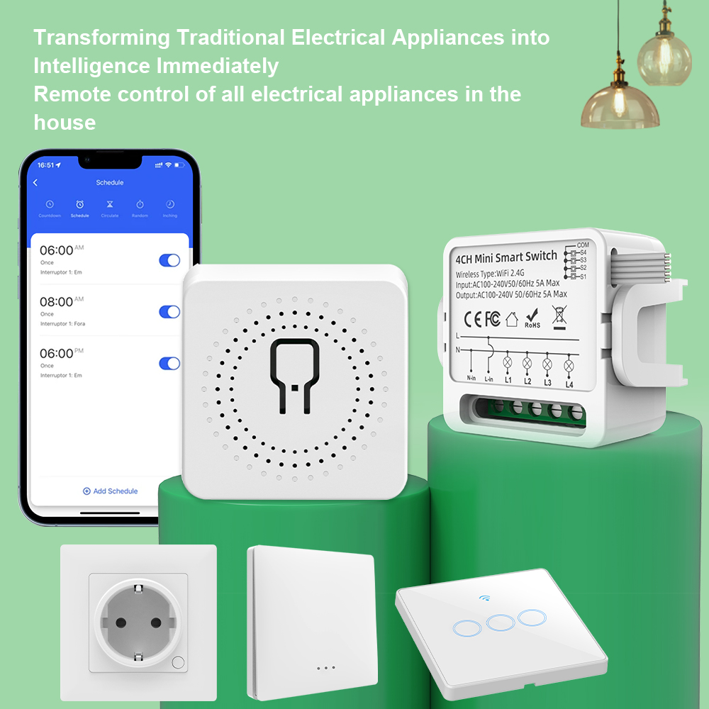 Tuya WiFi Smart Switch 1/2/3/4 - огляд і ціна Smart Accessories