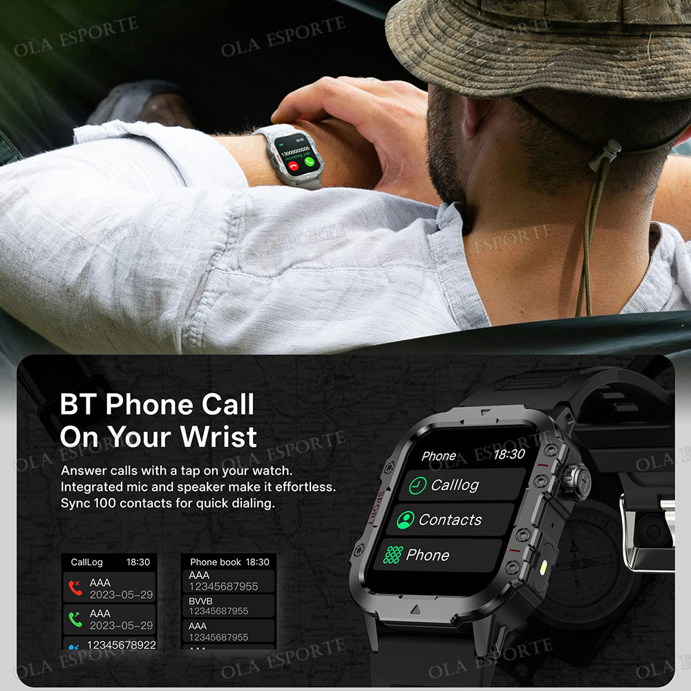 2026 Military Outdoor Smart Wa - огляд і ціна Smartwatch X12