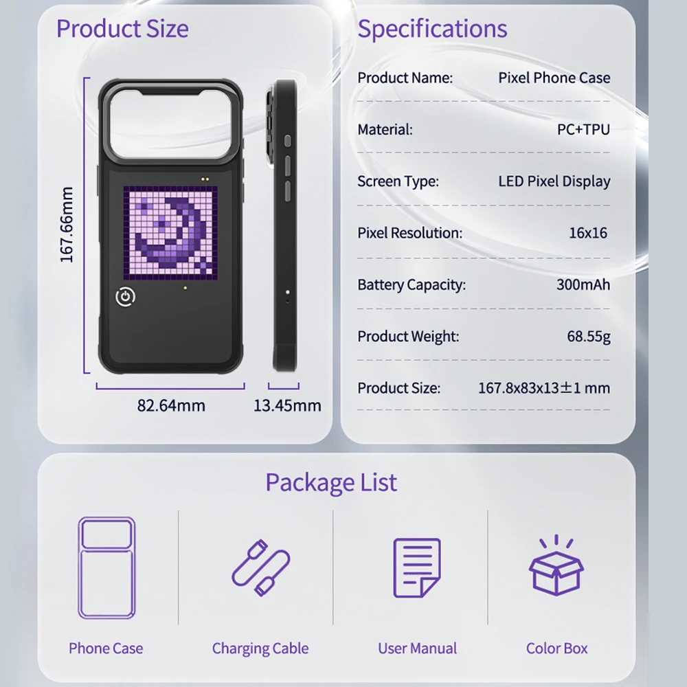 DIY Mode with APP Image Screen - огляд і ціна Smart Accessories