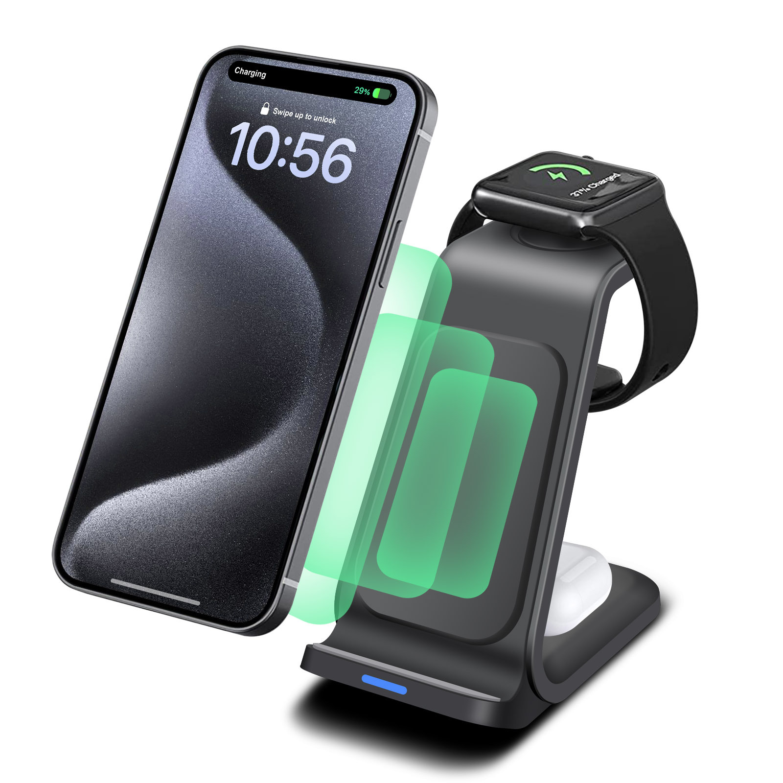 3 in 1 Charging Station for iP - огляд і ціна Smartwatch X