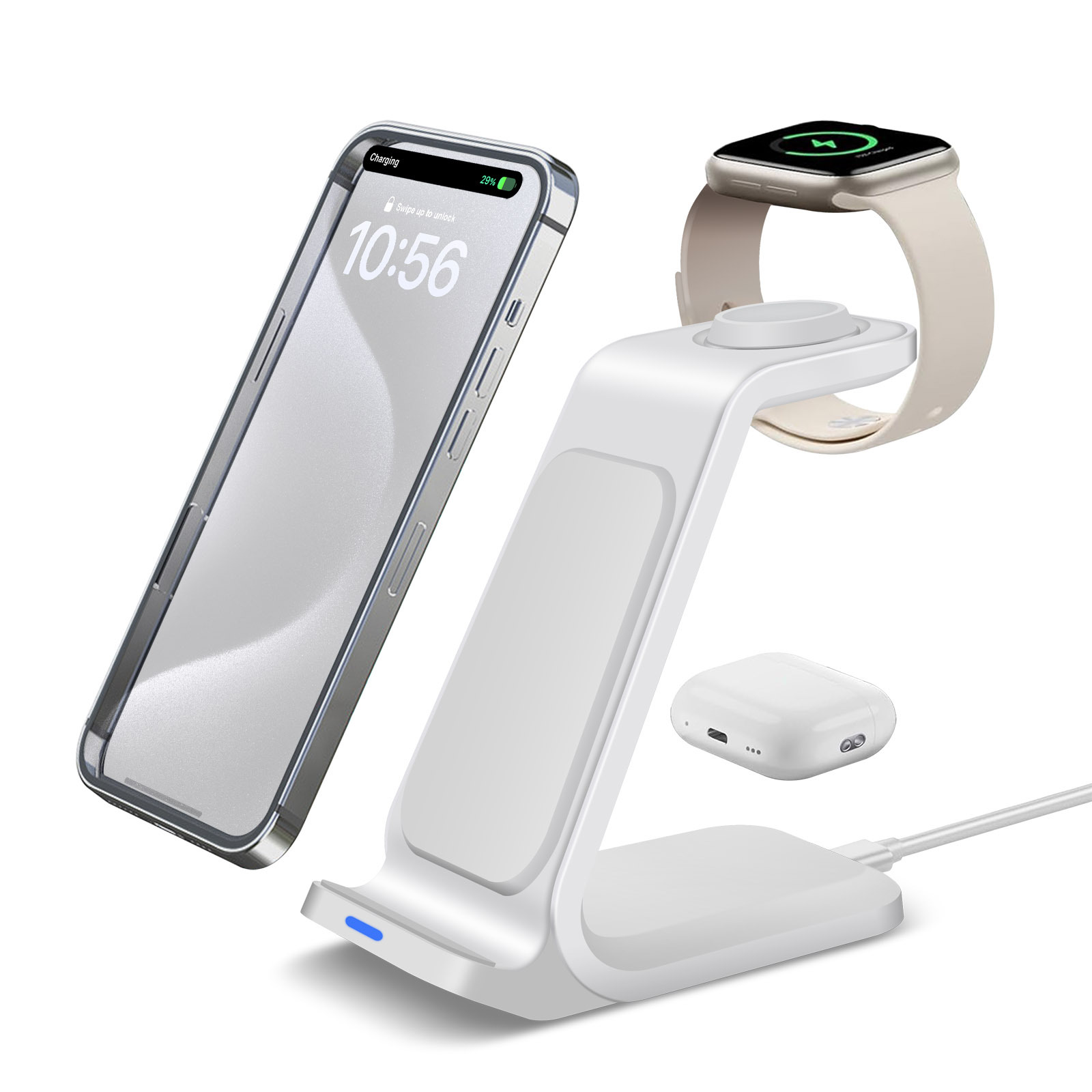 3 in 1 Charging Station for iP - огляд і ціна Smartwatch X