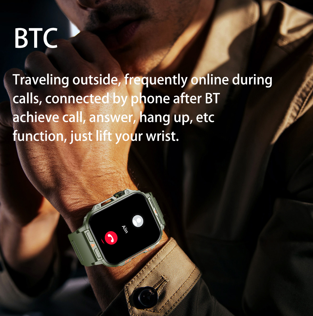 1.91 Outdoor Military Smart Wa - огляд і ціна Smartwatch Face