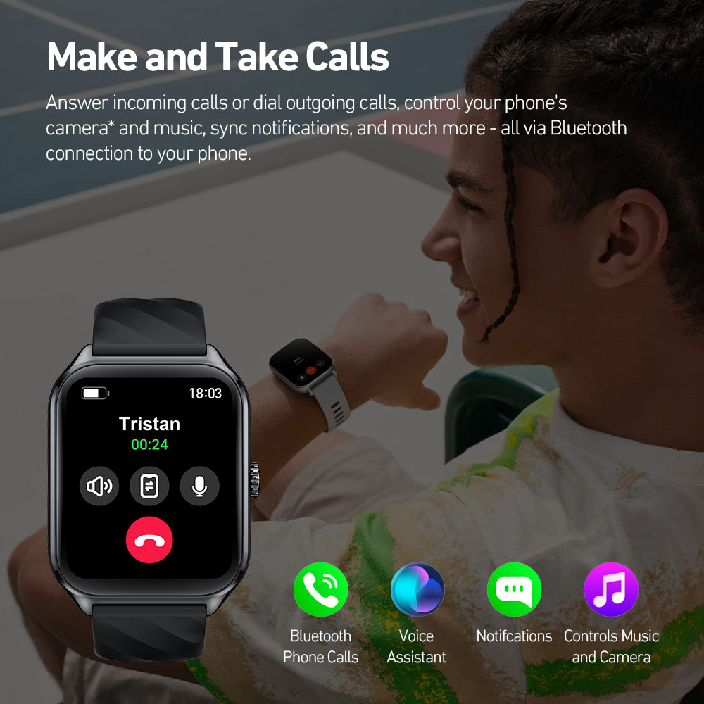 New Zeblaze GTS 4 Voice Callin - огляд і ціна Smartwatch X12
