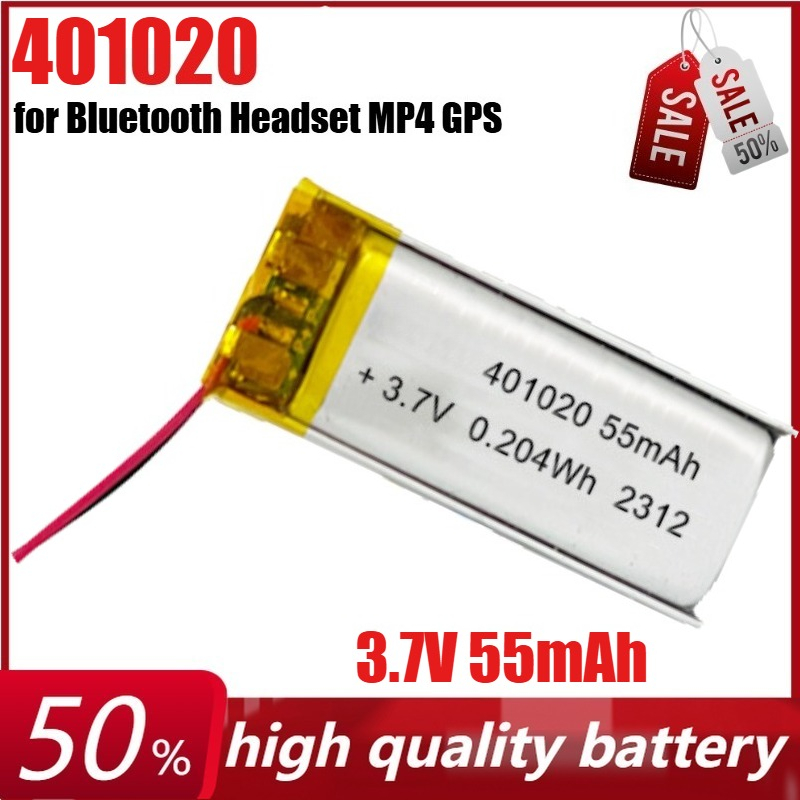 401020 3.7V 55mAh Lithium Poly - огляд і ціна Smartwatch Headset