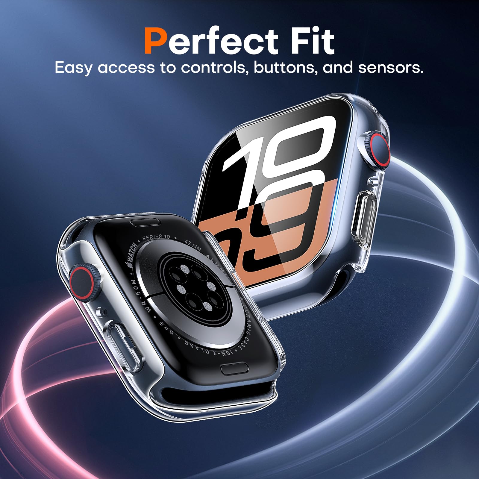 2pcs Tempered Glass Case For A - огляд і ціна Apple Smartwatch Accessories