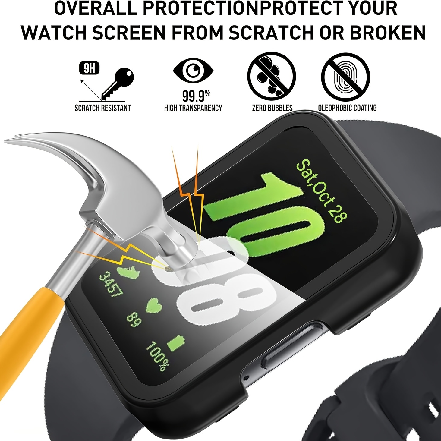 Glass+Case for Samsung Galaxy  - огляд і ціна Watch Case Bumper
