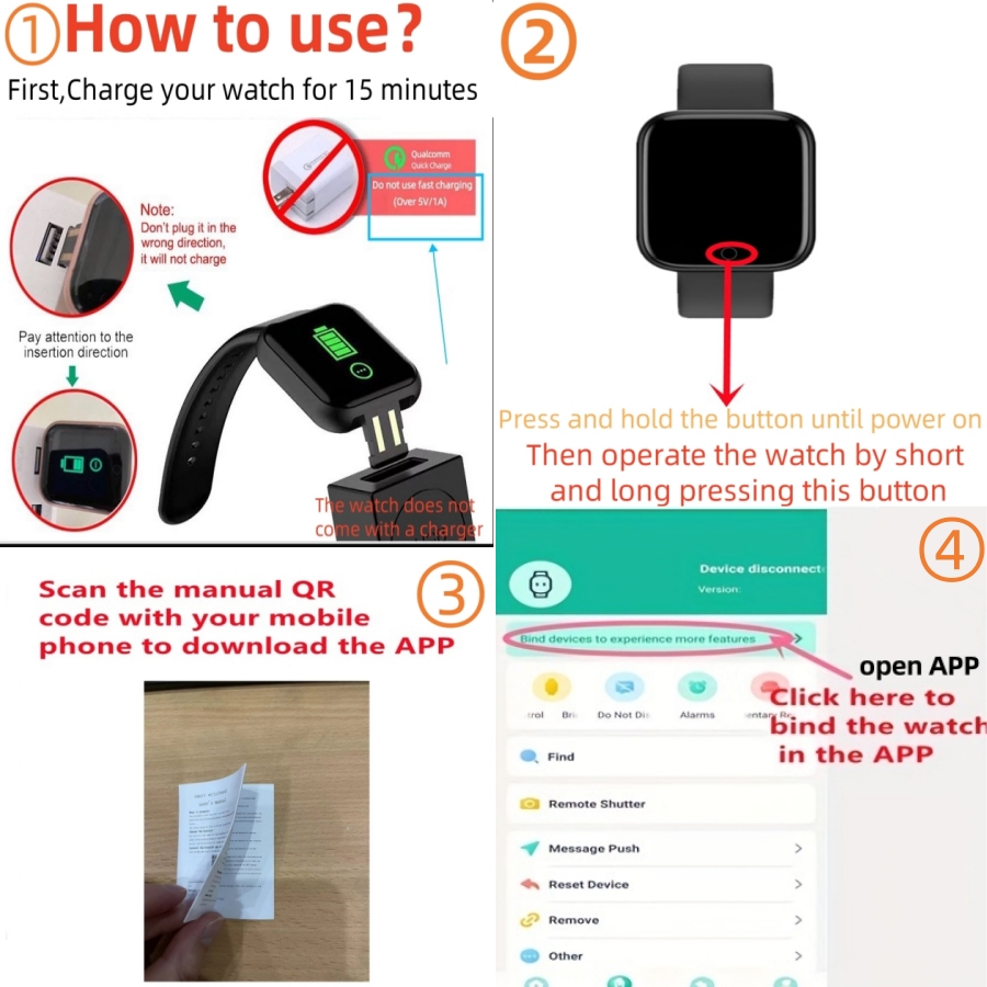 Smart Watch Message Remind Mus - огляд і ціна Smartwatch X12