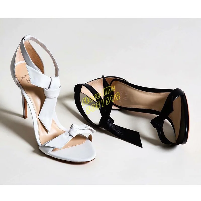 Leather Knot Stiletto High Hee - огляд і ціна Leather Classic Strap