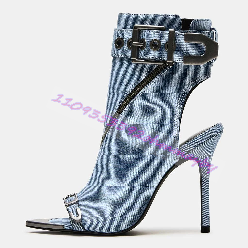 Summer Blue Denim Pointed-Toe  - огляд і ціна Leather Classic Strap