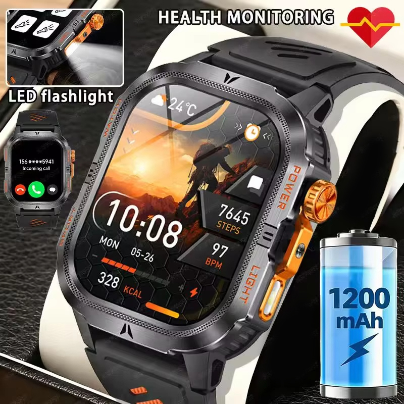 2026 Rugged Military Smart Wat - огляд і ціна Smartwatch M Active