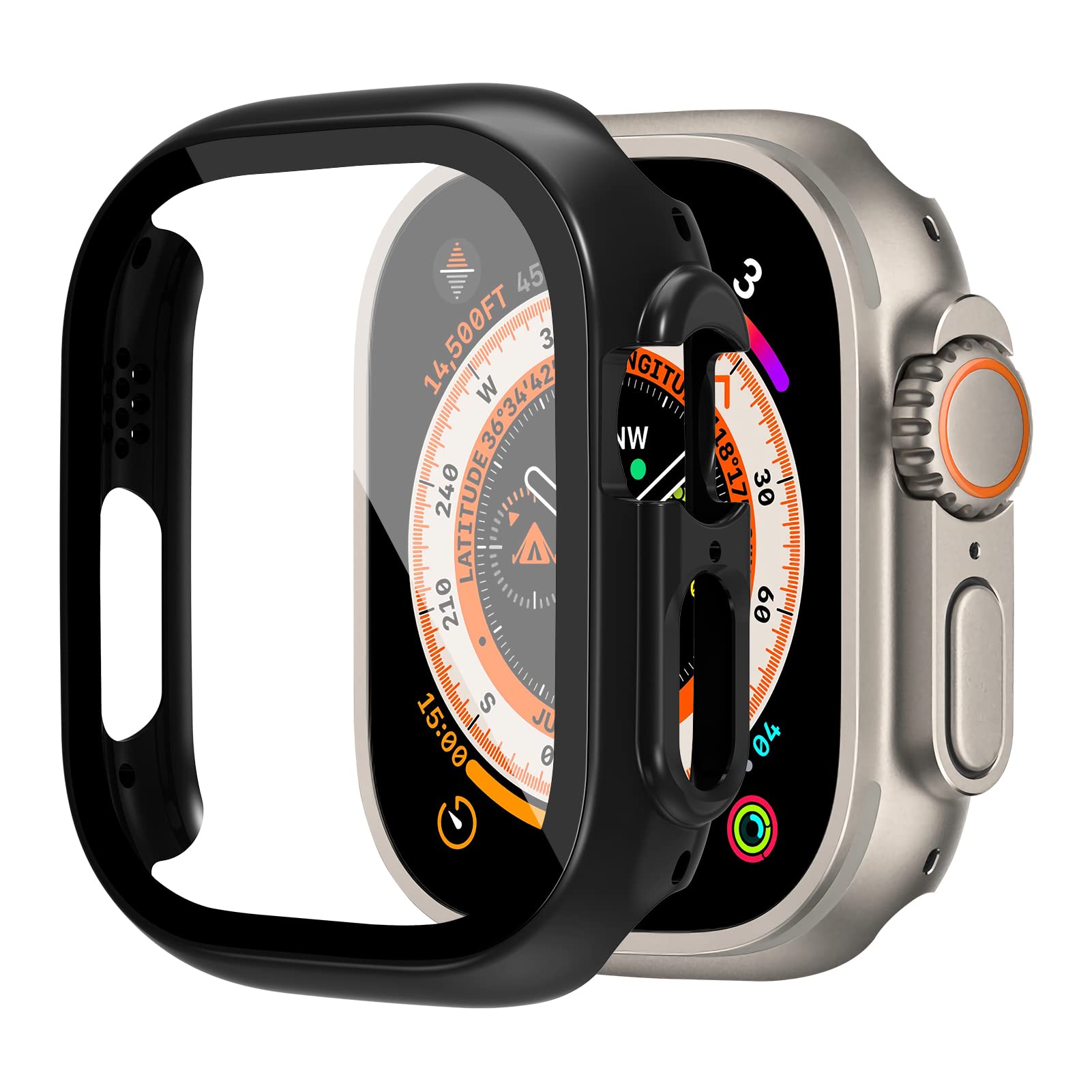 Glass+case For Apple Watch Ult - огляд і ціна Watch Case Bumper