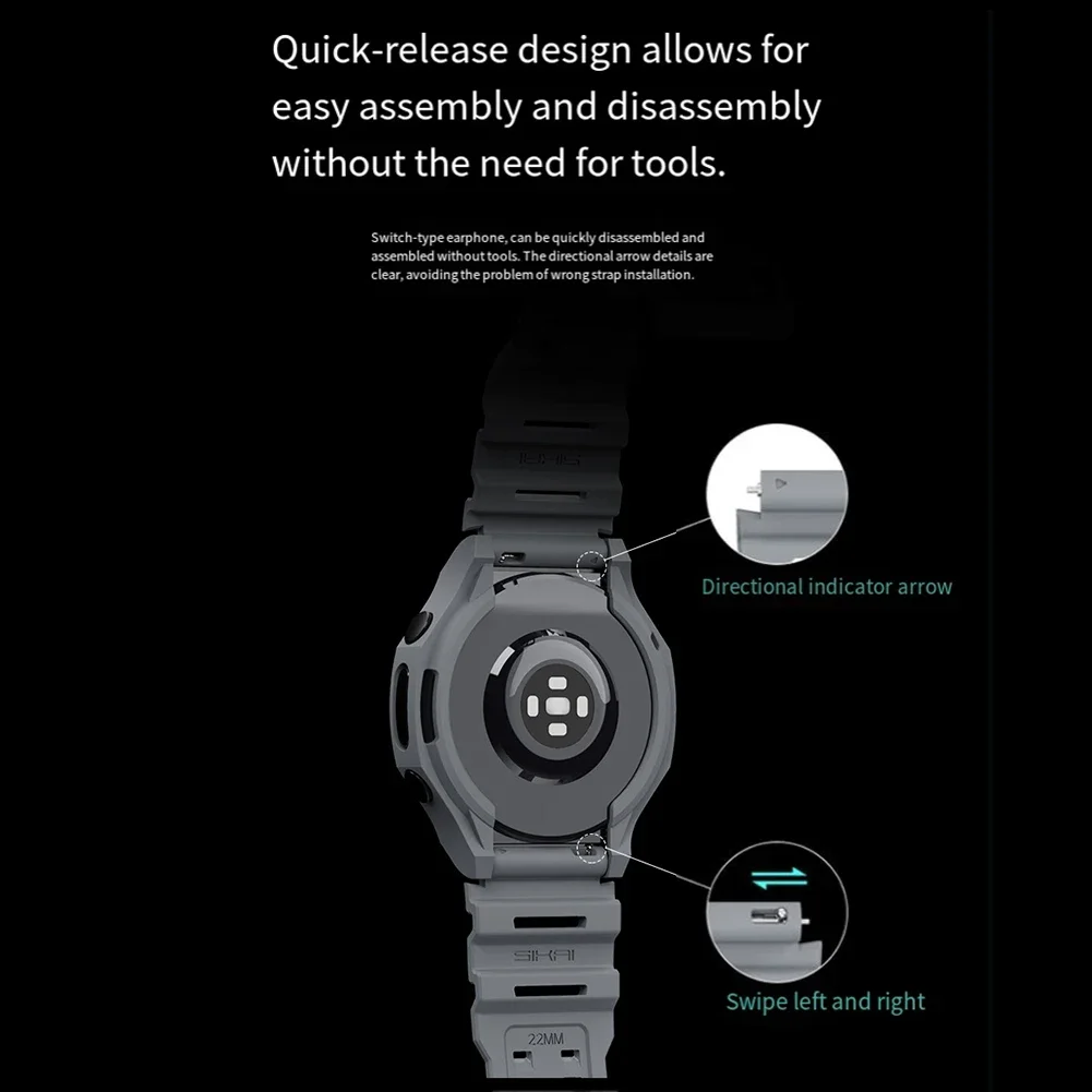 Silicone Straps For Samsung Fo - огляд і ціна Android Smartwatch Accessories