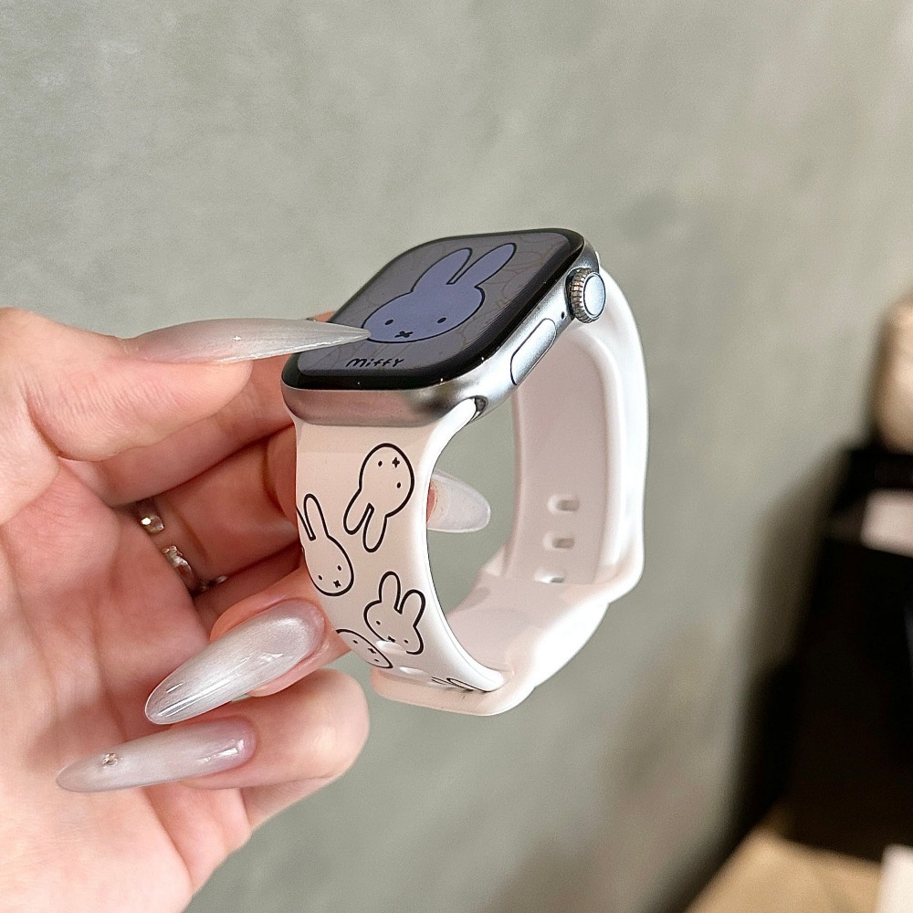 Cute Miffy Rabbit Cartoon Watc - огляд і ціна Apple Smartwatch Accessories