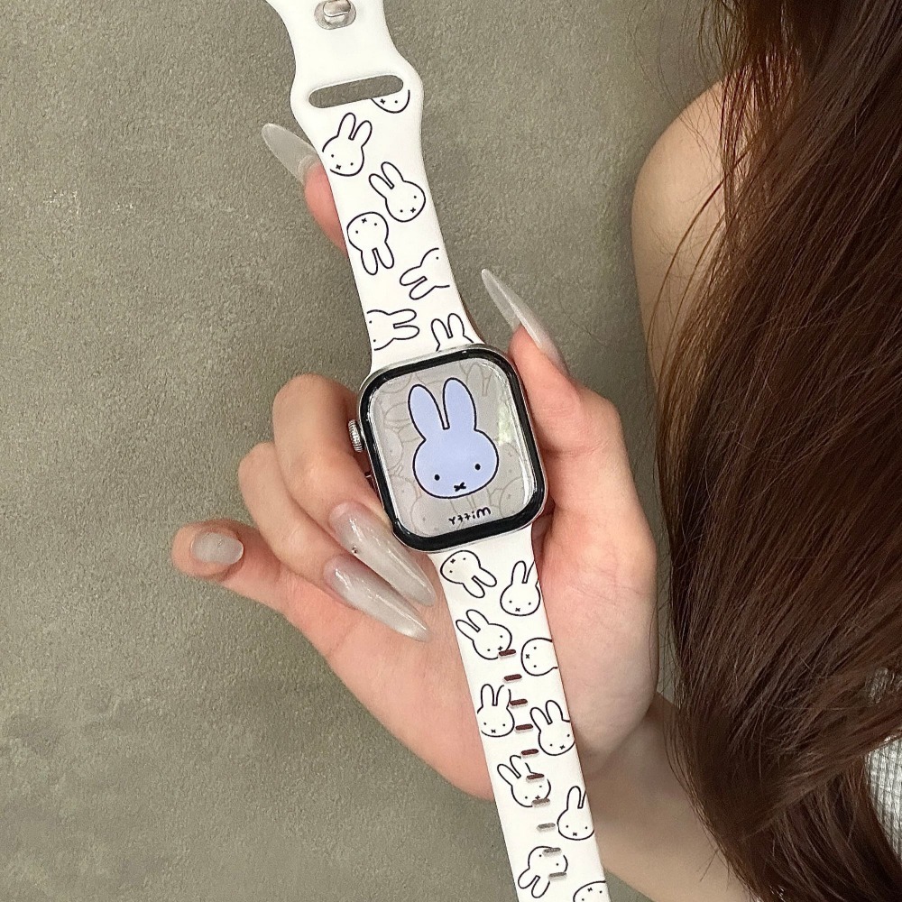 Cute Miffy Rabbit Cartoon Watc - огляд і ціна Apple Smartwatch Accessories