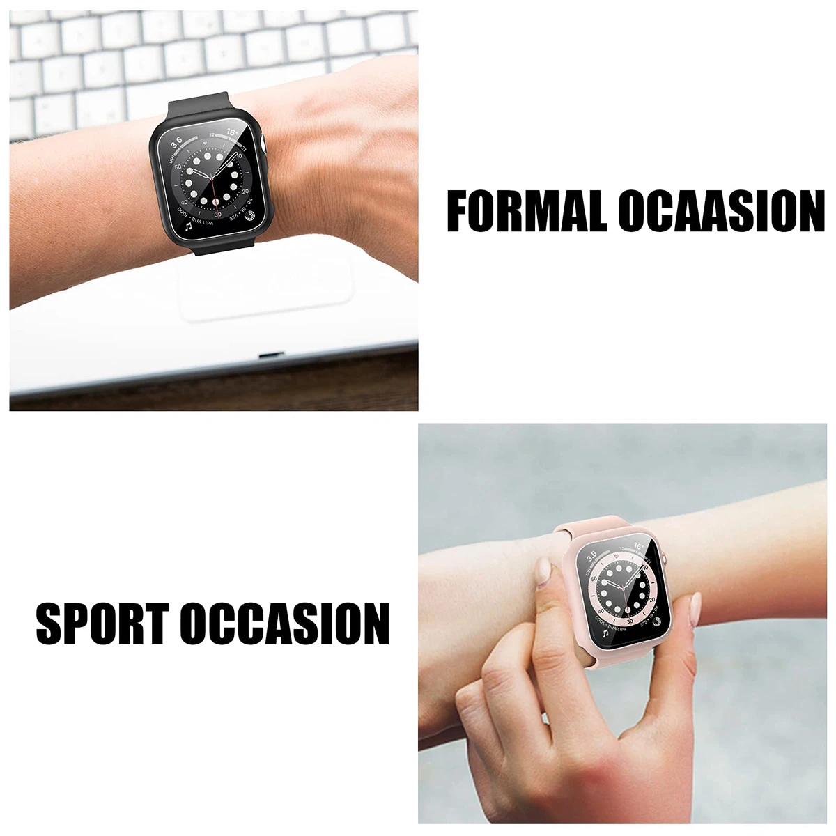 Tempered Glass+Cover For Apple - огляд і ціна Smartwatch Band Accessories
