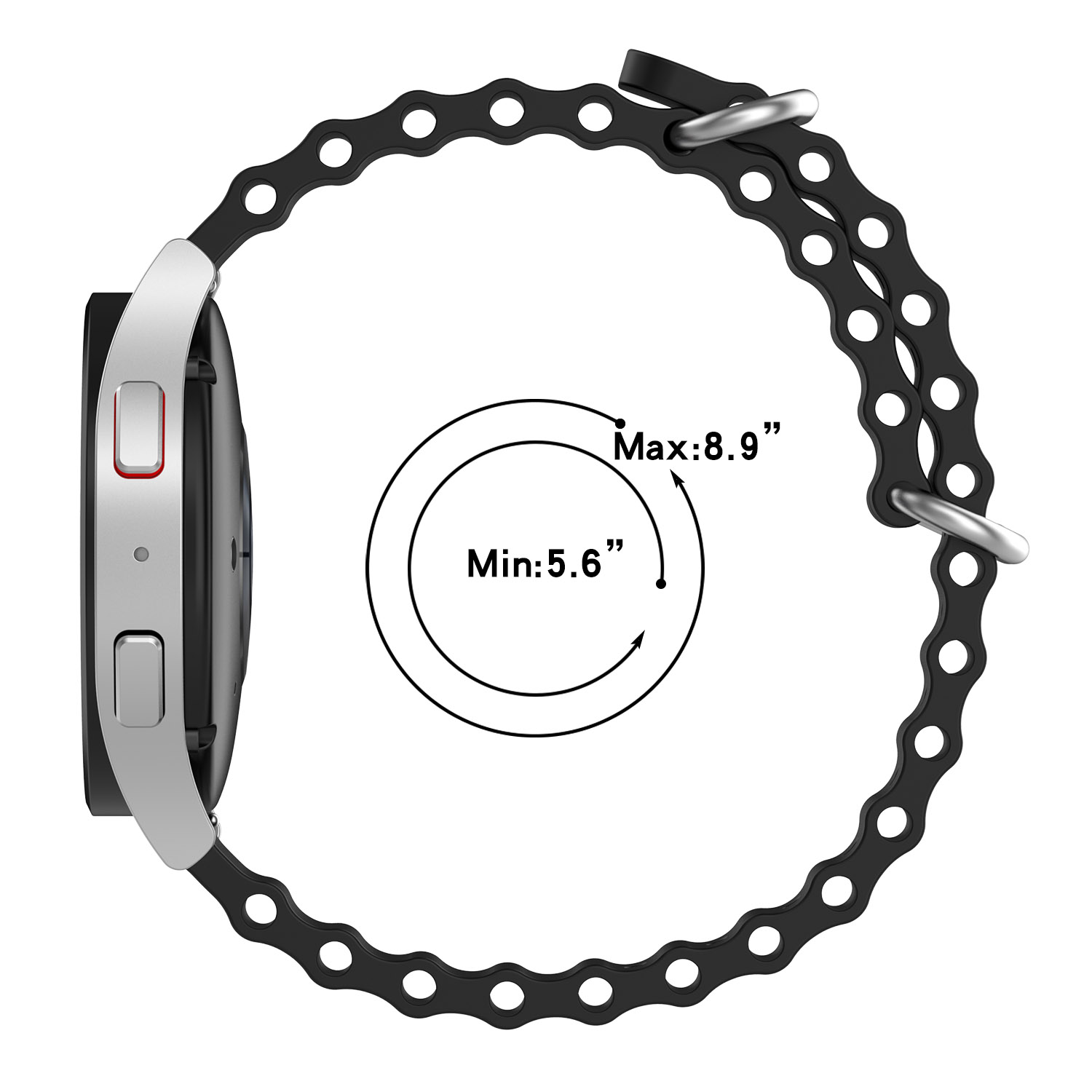 22mm Ocean Strap For OnePlus W - огляд і ціна Smartwatch X2
