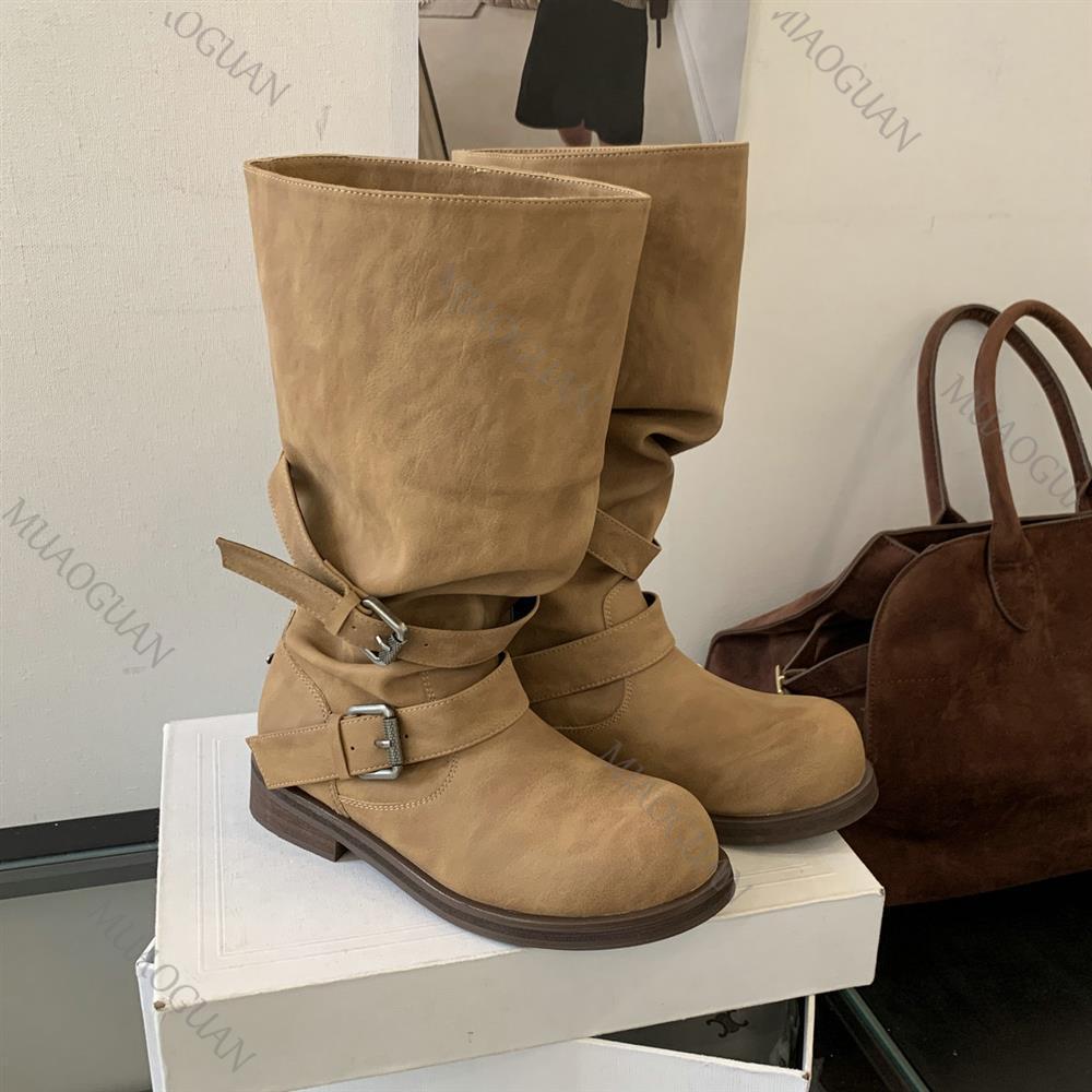 Spring Autumn Chunky Heel Thig - огляд і ціна Leather Classic Strap