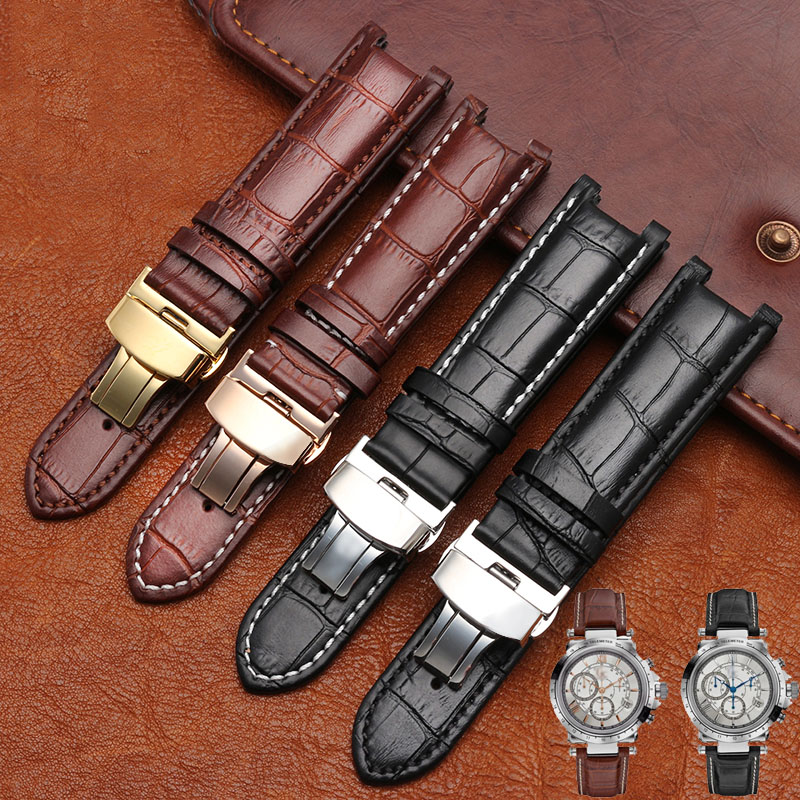 Notched Leather Watch strap 20 - огляд і ціна Smartwatch Guess