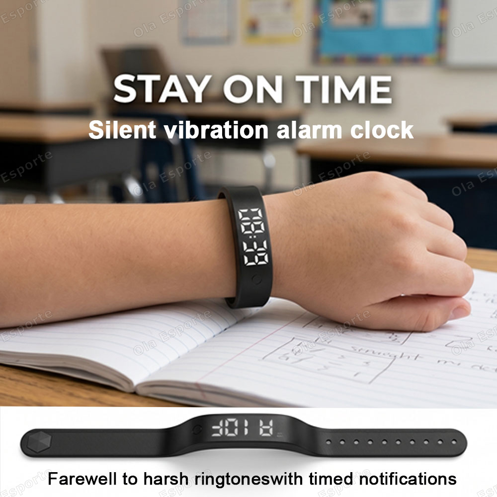 Vibrating Alarm Clock Watch He - огляд і ціна Android Smartwatch Accessories