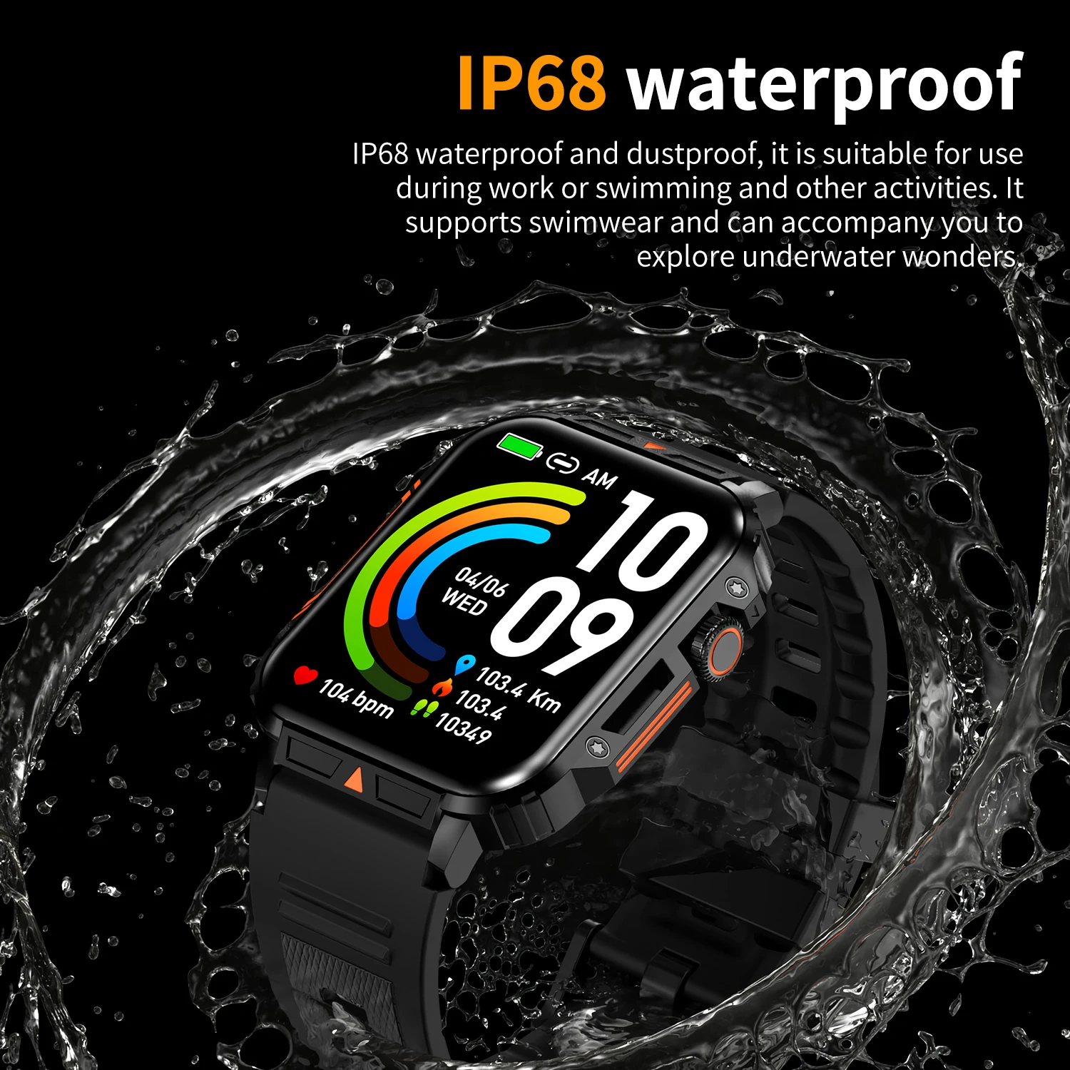 2026 Luxury Military Smart Wat - огляд і ціна Smartwatch Faces