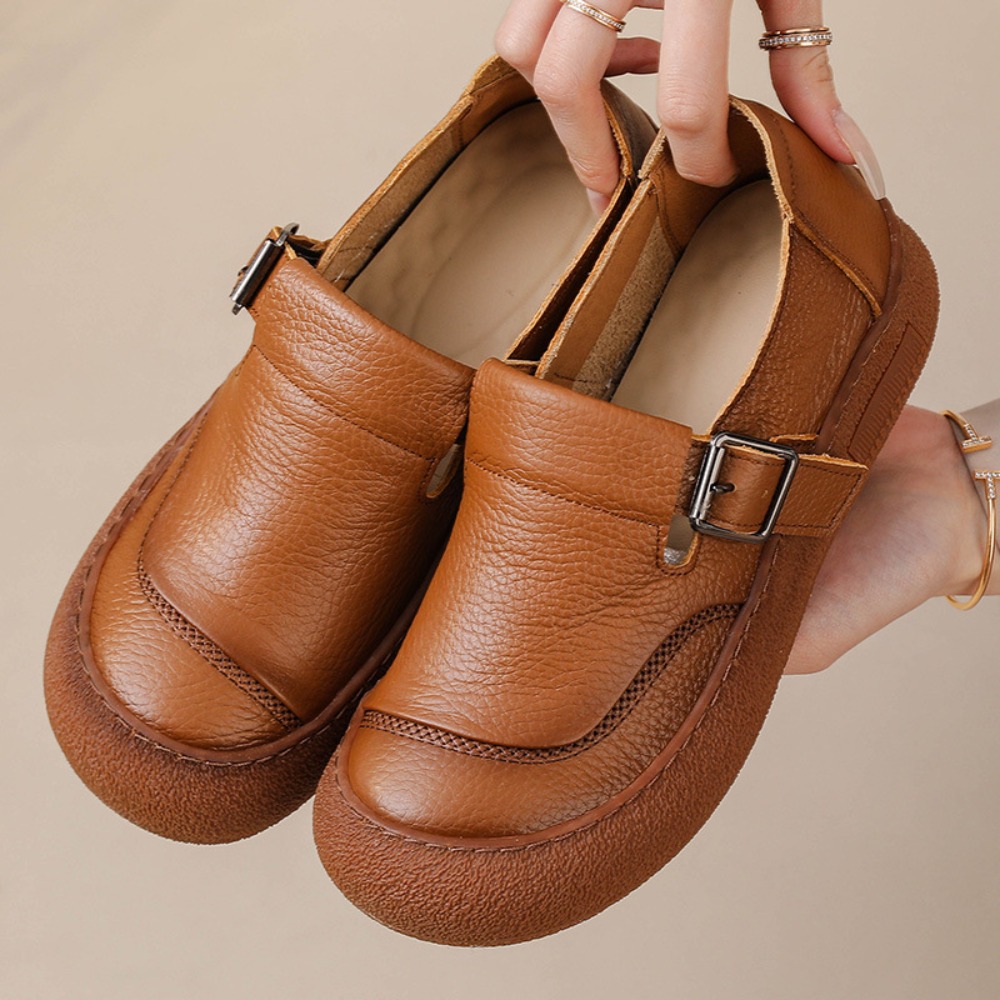 Casual Single Shoes for Women  - огляд і ціна Leather Classic Strap