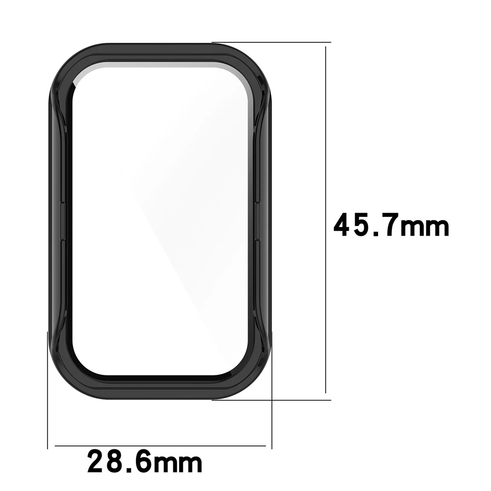 PC Case+Tempered Glass For Xia - огляд і ціна Watch Case Bumper