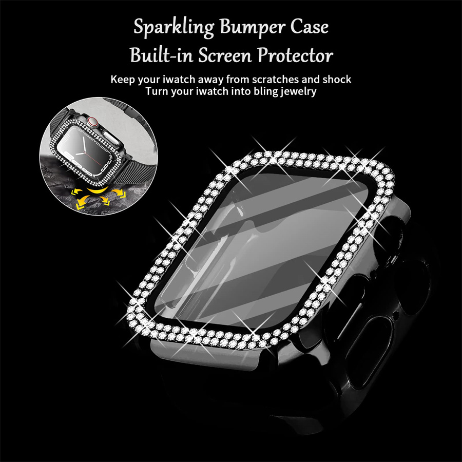Diamond Cover For Apple watch  - огляд і ціна Smartwatch Band Accessories