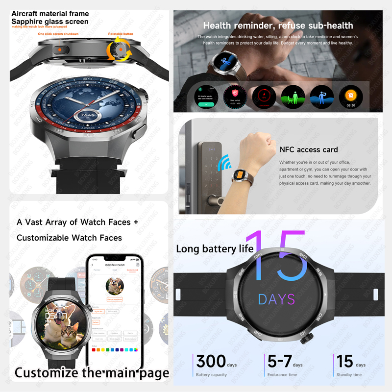 2026 New BOXUXING Watch 5 MAX  - огляд і ціна Smartwatch Face