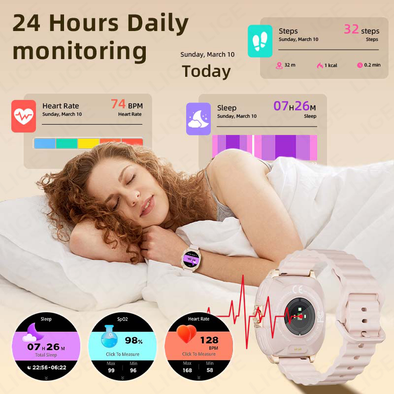 LIGE 2 In 1 TWS Headset Smart  - огляд і ціна Smartwatch Headset
