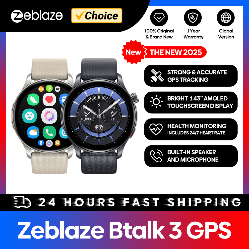 New Zeblaze Btalk 3 GPS Smartw - огляд і ціна Smartwatch X